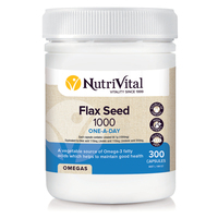 NutriVital Flax Seed 1000 300 caps