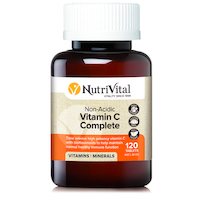 NutriVital Vitamin C Non-Acidic 120 tabs