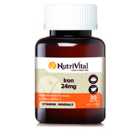 NutriVital Iron 24mg 30 tabs
