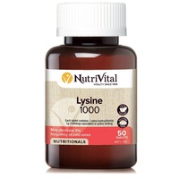 NutriVital Lysine 1000mg 50 tabs