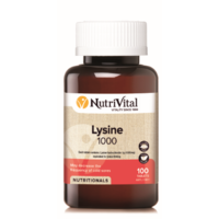 NutriVital Lysine 1000mg 100 tabs
