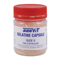 BON Empty Gelatine Capsules 'O' size 140 caps