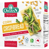 ORG Crispbread Corn Toasted 125gm