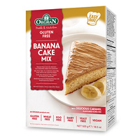 ORG Banana Cake w/Caramel Icing
