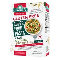 ORG SUPER FOOD Brown Rice, Quinoa and Kale Penne Pasta 250g