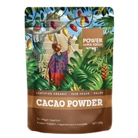 Power Super Foods Certified Organic Cacao Powder 125g