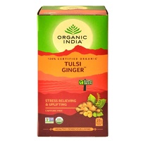 Organic India Tulsi Tea Ginger 25 Tea Bags