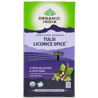 Organic India Tulsi Tea Licorice Spice 25 Tea Bags