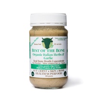 BOTB Bone broth Conc w Org Italian Herbs Garlic 375g