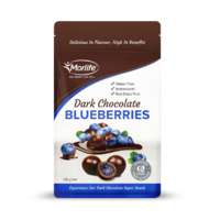 Morlife Dark Chocolate Blueberries 125gm