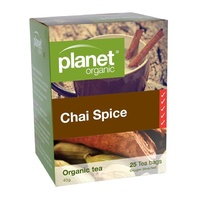 Planet Organic Org Tea Bags 25s Chai Spice