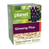 Planet Organic Org Tea Bags 25s Ginseng