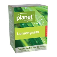 Planet Organic Org Tea Bags 25s Lemongrass