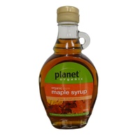 Planet Organic OrgMaple Syrup 250ml Grade A Dark Amber