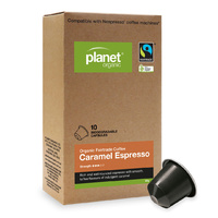 Planet Organic Caramel Espresso Capsules X 10
