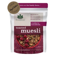 Brookfarm Toasted Macadamia Muesli Cranberry 1.5kg