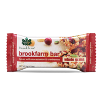 Brookfarm Toasted Macadamia & Cranberry Bars 35gm x 12
