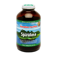 Green Nutritionals Hawaiian Pacifica Spirulina 1000 tabs