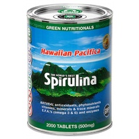 Green Nutritionals Haw Pac Spirulina Can 2000 tabs
