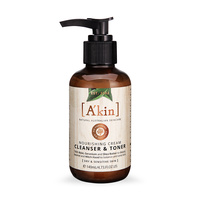 A'kin Nourishing Cream Cleanser & Toner 140ml