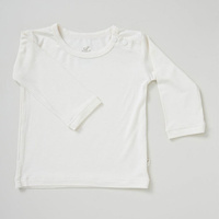 Boody Baby Long Sleeve Top Chalk 6-12