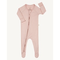 Boody Baby Long Sleeve Onesie Rose 6-12