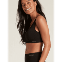Boody Padded Shaper Crop Bra Black XL