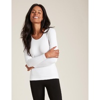 Boody Long Sleeve Top White L