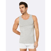 Boody Mens Singlet Light Grey Marl M