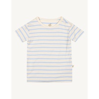 Boody Baby T-Shirt Chalk/Sky Stripe 12-18