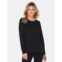 Boody Women's Long Sleeve Round Neck T-Shirt Black S