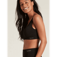 Boody Padded Shaper Crop Bra Black XS