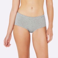 Boody Boyleg Briefs Light Grey Marl XS