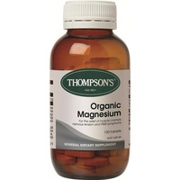 Thompson's Organic Magnesium 120 tabs