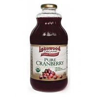 Lakewood Juice Org Cranberry 946ml