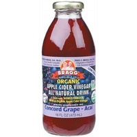 Bragg Apple Cider Vinegar w Concord Grape & Acai Org 473ml