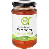 OR Cert Org Raw Aust Honey 500g