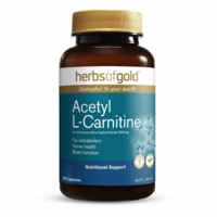 Herbs of Gold - Acetyl L-Carnitine 120 Capsules
