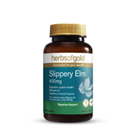 Herbs of Gold - Slippery Elm 400mg 60 Capsules