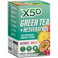 Green Tea X50 Assorted 6 Flavour 30 Sachets