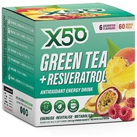 Green Tea X50 Assorted 6 Flavour 60 Sachets
