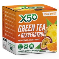 Green Tea X50 Tropical 60 Sachets
