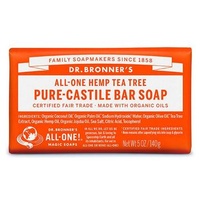 Dr Bronner's Castile Bar Soaps 140gm Tea Tree