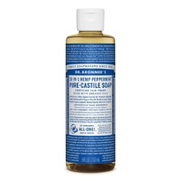 Dr Bronner's Castile Liquid Soap 237ml Peppermint