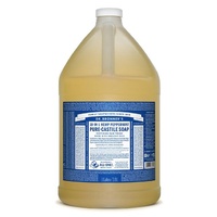 Dr Bronner's Castile Liquid Soap 3.78ltr Peppermint