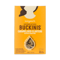 Loving Earth Buckinis Caramelised Clusters 400gm