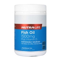 NL Fish Oil 1500 w/Vit D 180 caps