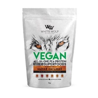 White Wolf Vegan Salted Caramel Protein 1kg