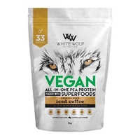 White Wolf Vegan Iced Coffee Protein 1kg