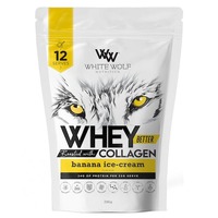 White Wolf Nutrition Whey Collagen Protein Banna Ice Cream 396g